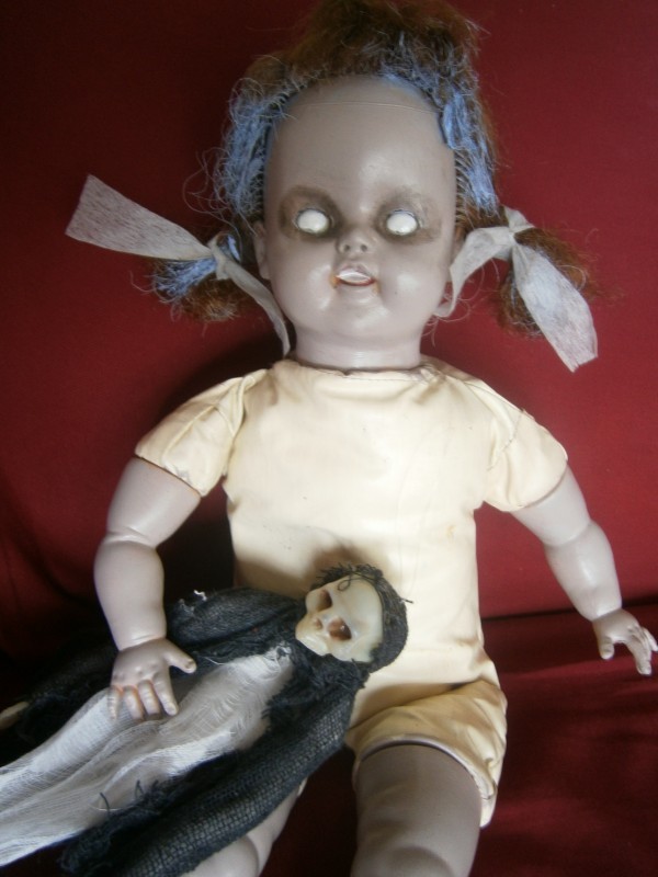 Possessed creeped out doll