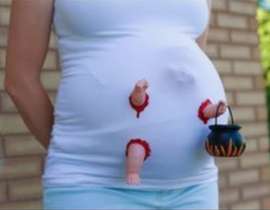 pregnant zombie woman costume