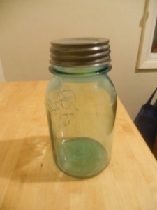 Jar for Head in a Jar Halloween prop