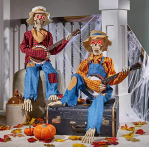 skeletons playing dueling banjos