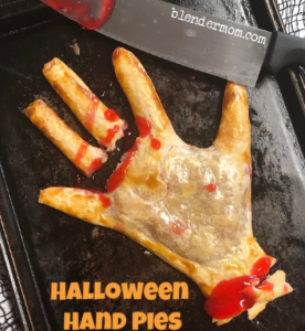 novelty hand shaped meat pie