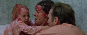 Poltergeist Carol Ann in bathtub with parents